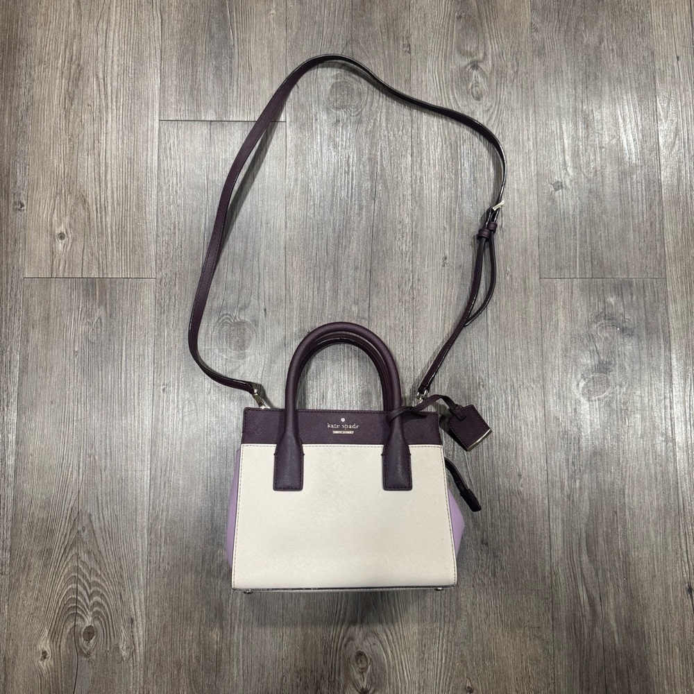 kate spade New York Three-Tone Cream, Lilac & Deep Purple Crossbody